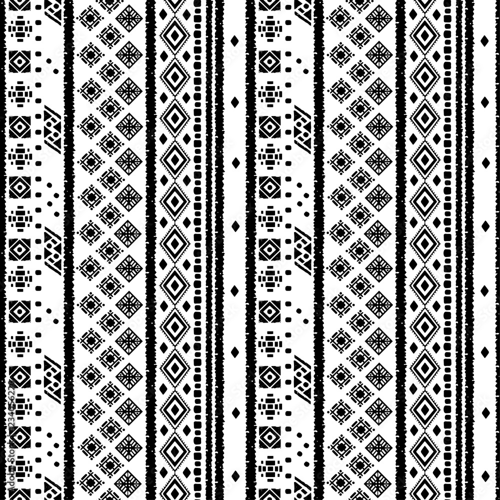 Wall mural Ethnic boho seamless pattern