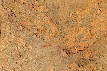 Background of a orange rusty corroded metral surface.