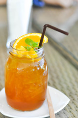 lemon tea or mango tea
