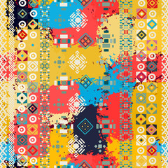 Ethnic boho seamless pattern - 234057093