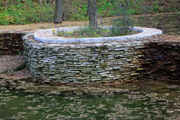 rock base wall