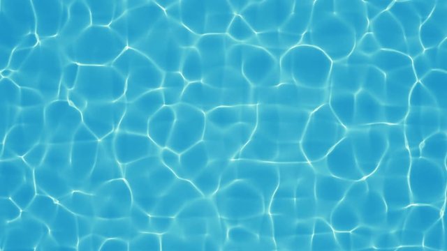 Water Caustic Background. Beautiful Seamless Looping 3D Animation. 4K