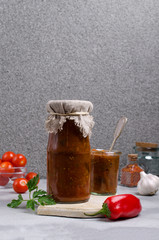 Traditional spicy vegetable sauce