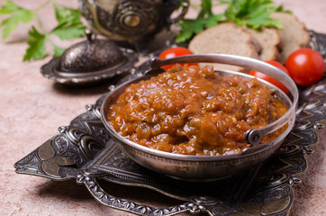 Traditional spicy stewed vegetables