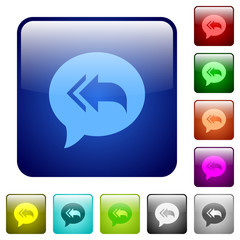 Reply to all recipients color square buttons