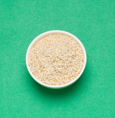 Organic white sesame seeds - Sesamum indicum