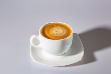 Close up view of cup of coffee  Beautiful background. Food and drink concept. Beautiful backgrounds.