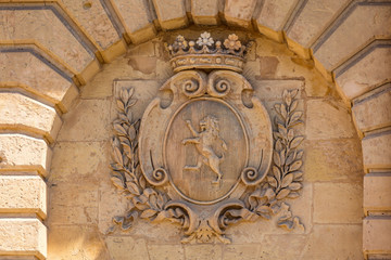 Relief und Details in Valletta