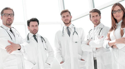Fototapeta premium portrait of a group of doctors of the medical center