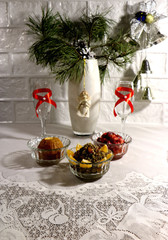 christmas table setting