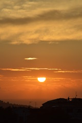 Tramonto, estate e nuvole