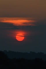 Tramonto rosso