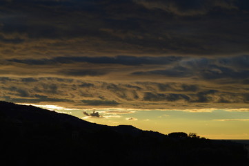 Tramonto, estate e nuvole