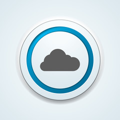 Cloud button illustration