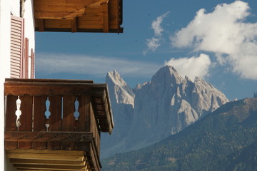 Balcony and Dolomites