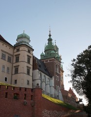 Fototapeta na wymiar Kings' Castel of Wawel in Krakow