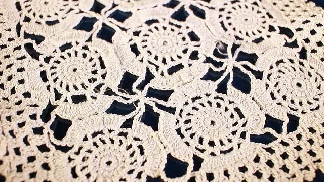Crochet hand work hobby cloth
