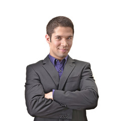 Business Mann - isoliert - Symbolfoto für Erfolg