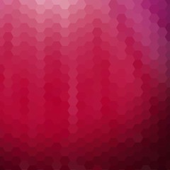 Hexagon Red Seamless Pattern. Vector background. eps 10