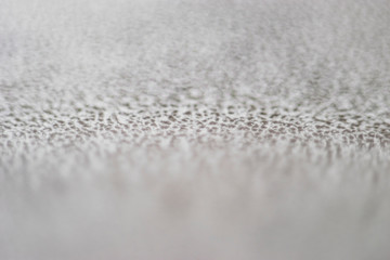 drops of water on glass