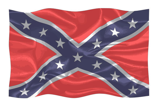 Confederate Silk Flag