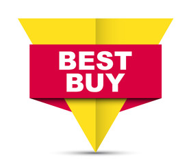 red vector banner best buy