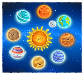 planetas del sistema solar para niños