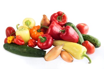 various multicolor vegetables close up