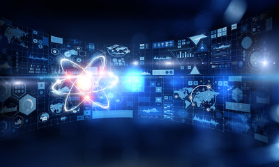 Technology science concept