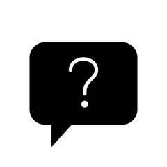 Chat Icon. Speech Bubble Sign. Conversation, Communications Symbol. Question Icon