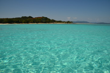 Tropical water and island