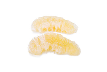 Pomelo fruit isolate on the white background