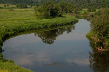 Middle Ural, Russia, -  wildlife landscape in sunny day