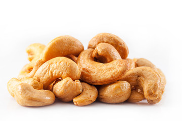 cashew nuts cheap isolated on white background