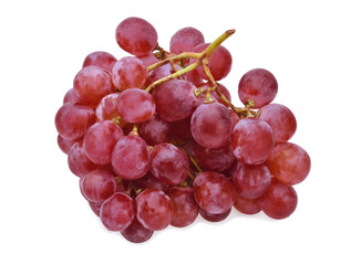 grapes isolated on over white background