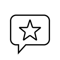 Chat Icon. Speech Bubble Sign. Conversation, Communications Symbol. Favorite Icon