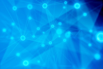 ai robotic, social internet of things, technology abstract futuristic cyber net web connect to network background illustration 3d rendering, atom molecule of science, signal of data