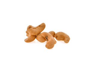 cashew nut isolated on white