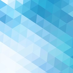 Obraz premium Blue Grid Mosaic Background, Creative Design Templates.