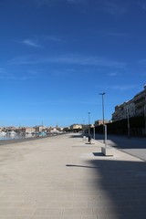 Obraz premium Port and Foro Vittorio Emanuele II in Ortigia Syracuse, Sicily Italy 