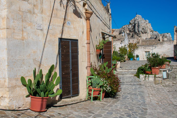 Old house of Sassi or stones of Matera European capital of culture 2019, Basilicata, Italy