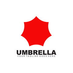 Umbrella icon logo design vector template