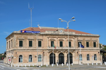 Coast Guard in Syracuse, Sicily Italy