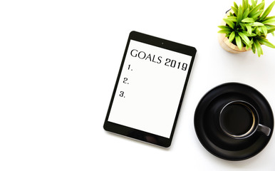 GOALS 2019 Business Concept