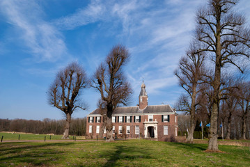 Fototapeta na wymiar Marquette castle near Heemskerk