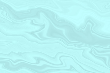 Fototapeta premium Marble background of blue and turquoise color. Sea texture with wavy lines and divorces, a pattern for wallpaper in art style.