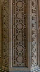 English Decorative Stone Pilaster 