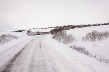 Obraz premium Thingvellir National Park or better known as Iceland pingvellir National Park during winter