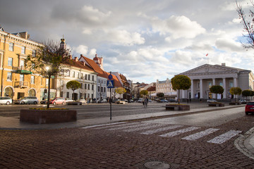 Marktplatz in Vilnius, Litauen, Europa, Baltikum