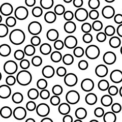 Seamless vector EPS 10. Abstract geometric pattern with Rounds and circles. Multicolor Figures. Texture for print and Banner. Flat style